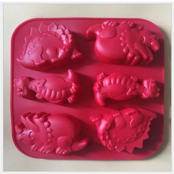 Big Dinosaur Ice Mold Silicone Tray Chocolate Ice Cube Jelly Fun