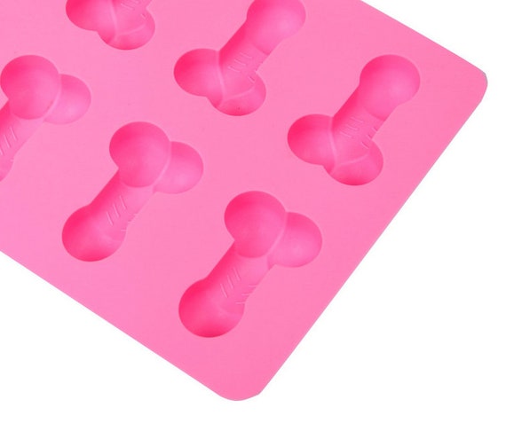 8 Penis Dick Ice Mold Silicone Tray Chocolate Ice Cube Jelly Fun Mould Hen  Hens Party Candle Soap Mould 