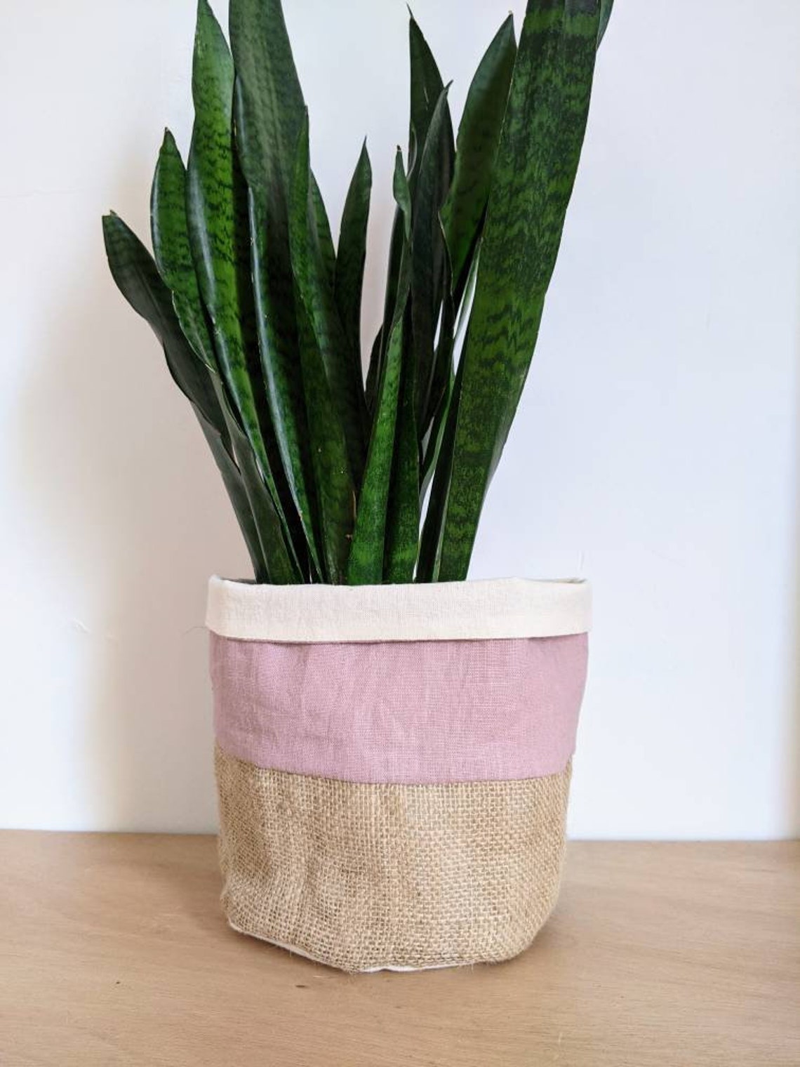 Nettle Fabric Plant Pot Fabric Pot Hessian Jute Hemp Etsy