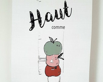 French expression poster for children