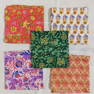 Napkin - 20 Pack of Handmade Cotton Fabric Napkins – Reusable Cloth Napkins for Dining, Weddings, or Gifts – Eco-Friendly Table Decor