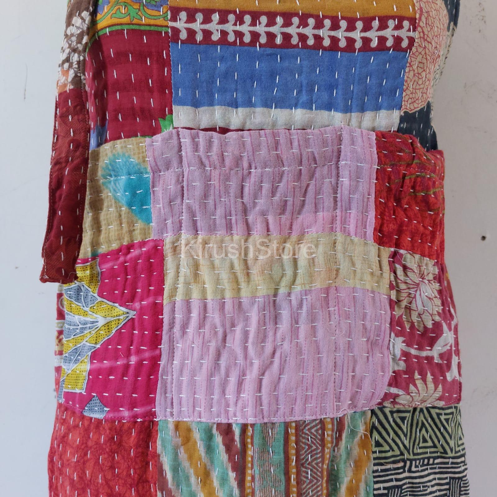 Kantha Apron | Primitives By Kathy