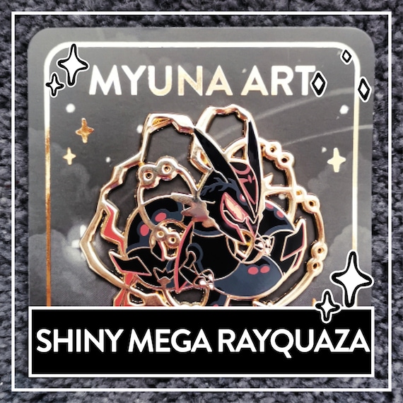 Myuna's XXL Shiny Mega Rayquaza Pin Big Fanart Sky -  Sweden