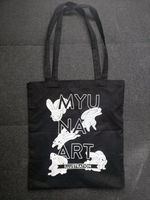 cute black tote bags