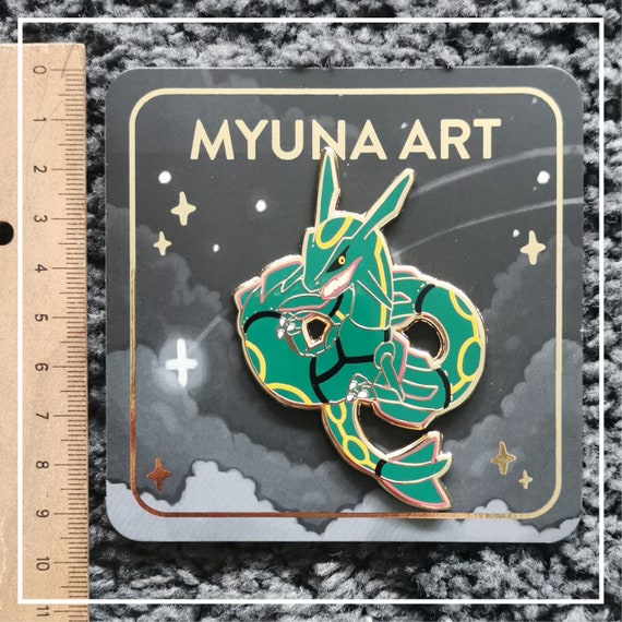 Myuna's XXL Shiny Mega Rayquaza Pin Big Fanart Sky -  Sweden