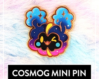 Cosmog Hard Enamel Pin - Cute Galaxy Cloud Fanart Pin