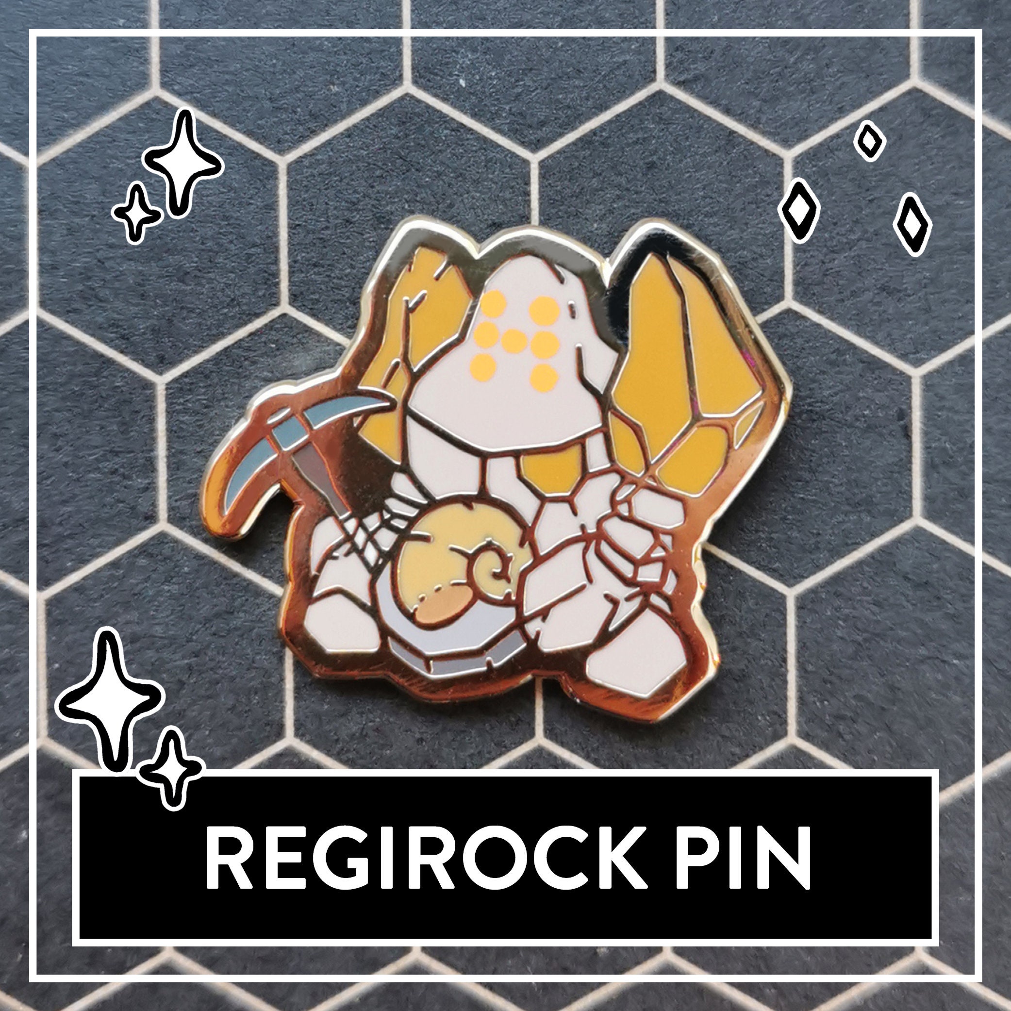 Regirock, Regice & Registeel Pokémon Pins (3-Pack)