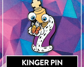 Kinger The Amazing Digital Circus Enamel Pin - Circus Friends TADC pin