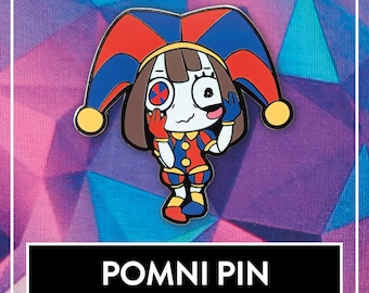 Pomni The Amazing Digital Circus Hard Enamel Pin - Circus Friends TADC pin