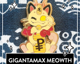 Pokémon Giant Pins: Gigantamax Eevee Oversize Pin