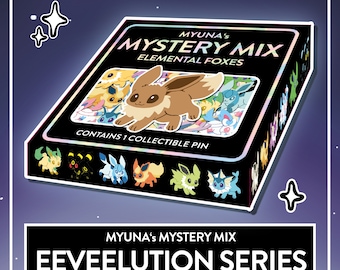 Myuna's Eeveelution Series - Gacha Elemental Foxes Mystery Box