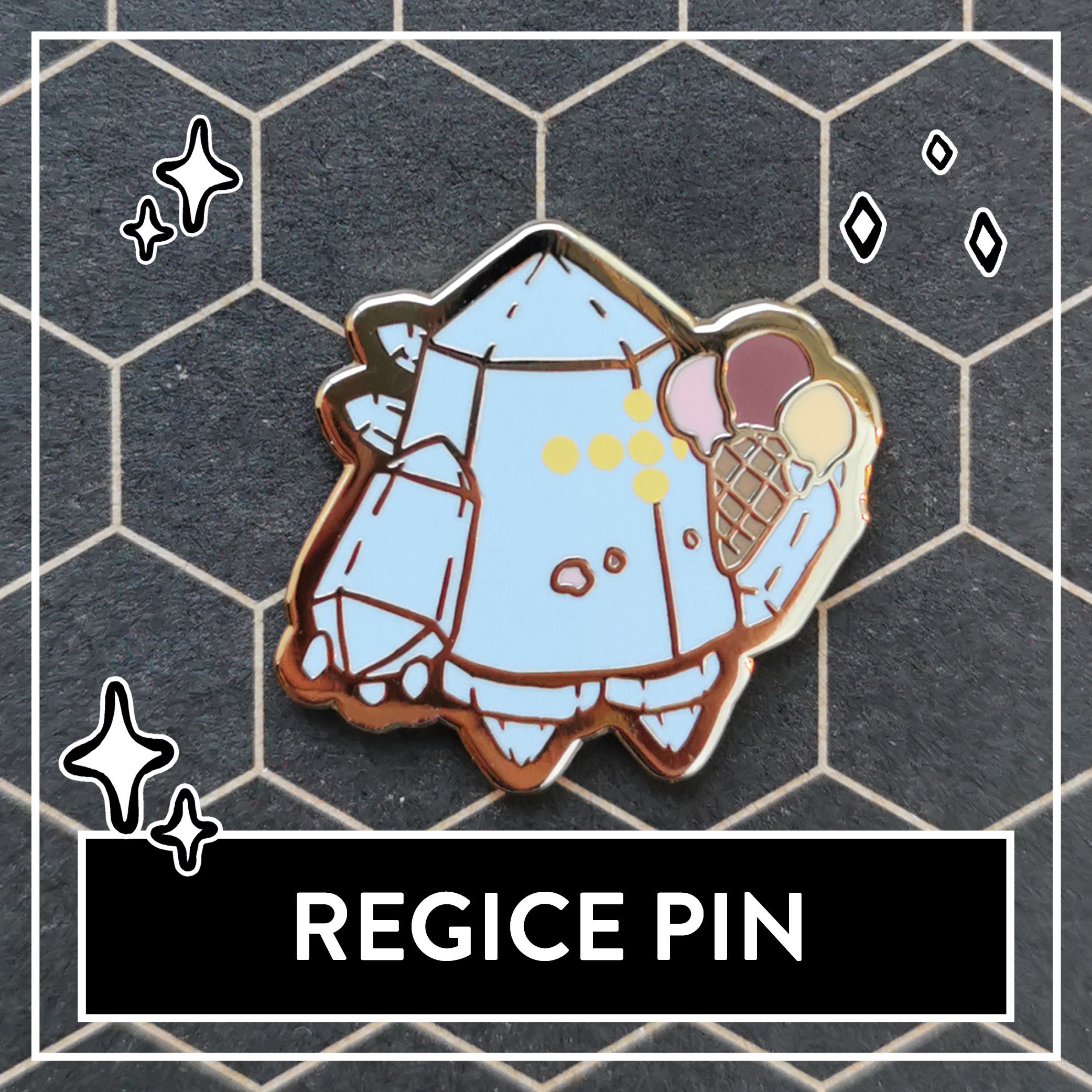 Regirock, Regice & Registeel Pokémon Pins (3-Pack)
