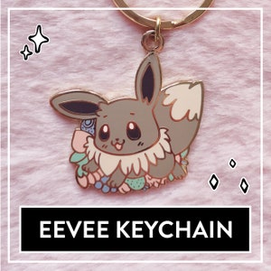 Cute Eevee Keychain
