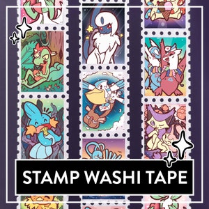 Sües Pokemon Stamp Washi Tape "Greetings from Hoenn"
