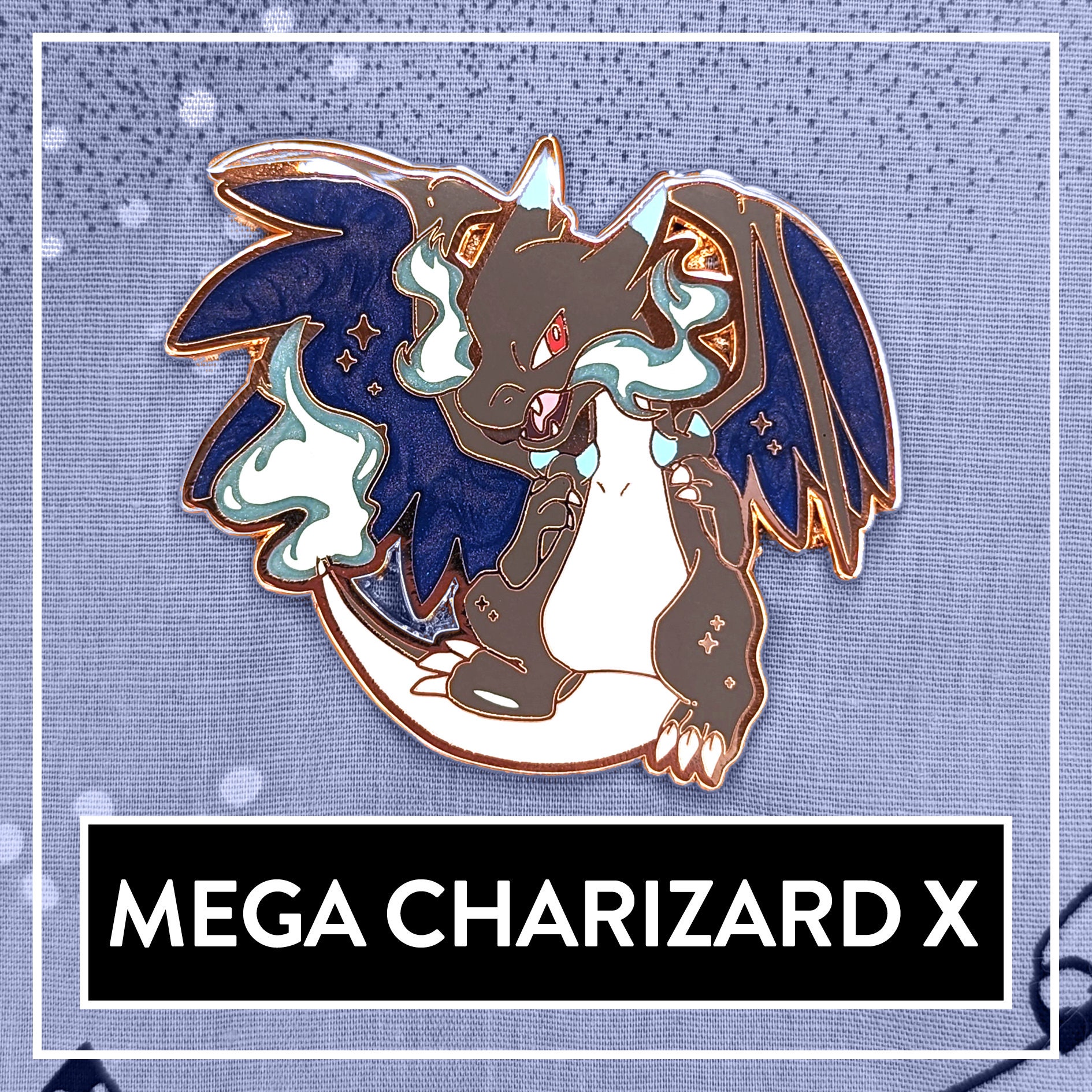 Fushion Mega Charizard XY by Bulukumis Studio on canvas, poster