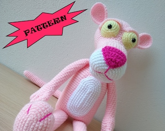 ピンクパンサー - Katerina's Crafty CornerによるPDFアミグルミかぎ針