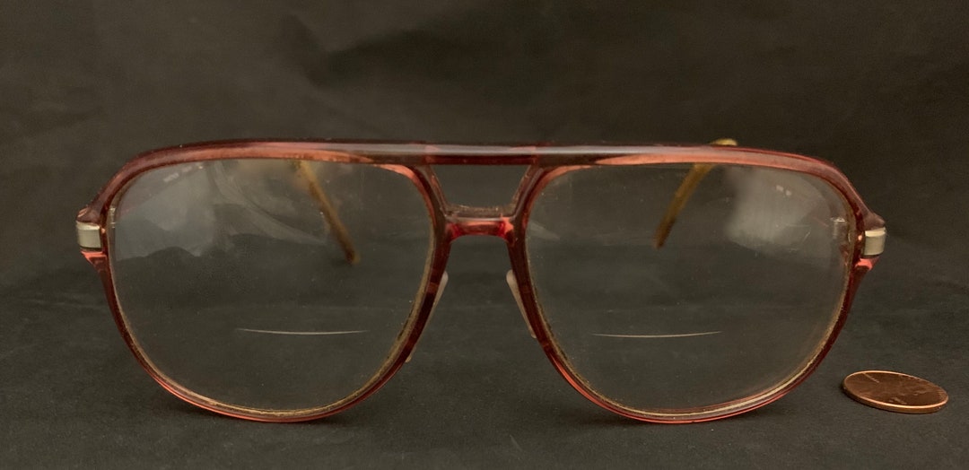 Retro Used Eyeglass Frames Marchon Japan Aviator 140 Wayne Etsy Australia