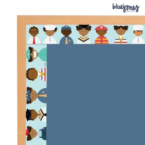 Multicultural Classroom Kids Bulletin Board Border for Teachers - Classroom Homeschool Diversity Decor | Back to School