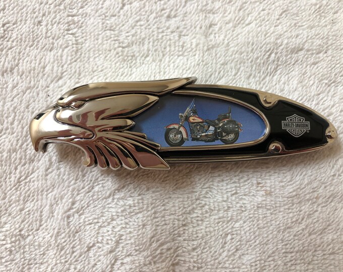 Harley Davidson Vintage Collector Knife With Case Etsy