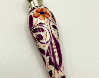 Porcelanowy flakon na perfumy Charlesa Maya – Birmingham 1889