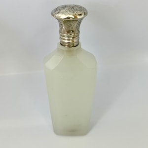French Opaline Perfume Bottle - Hallmarked circa 1860