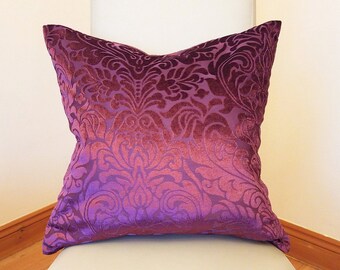 Purple pillows | Etsy GRADIENT VELVET PILLOW PURPLEFUSCHIA