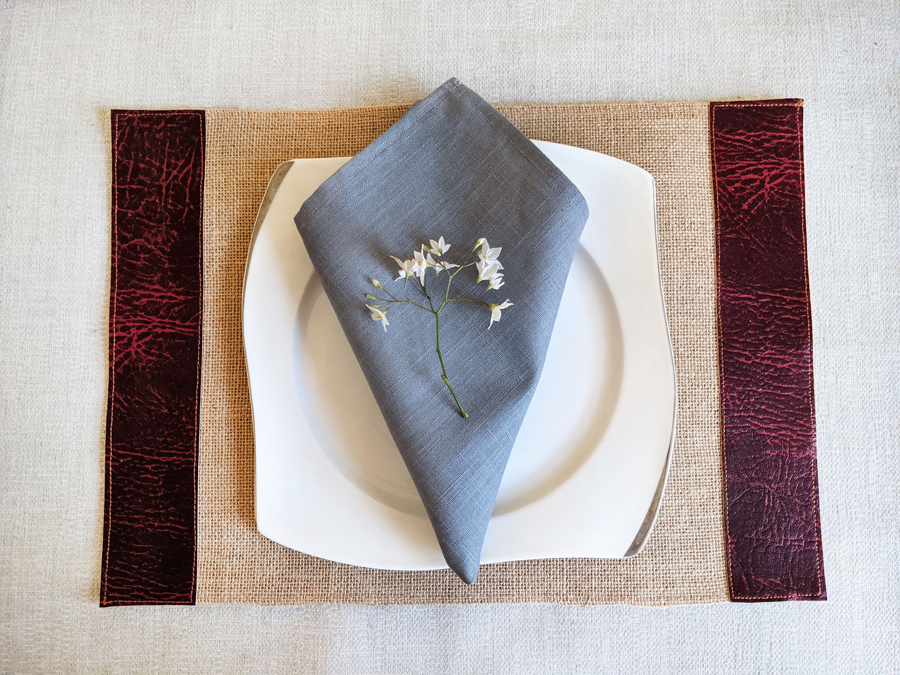 Irish Linen Napkins Soft Prewashed Oekotex Certified White Etsy UK