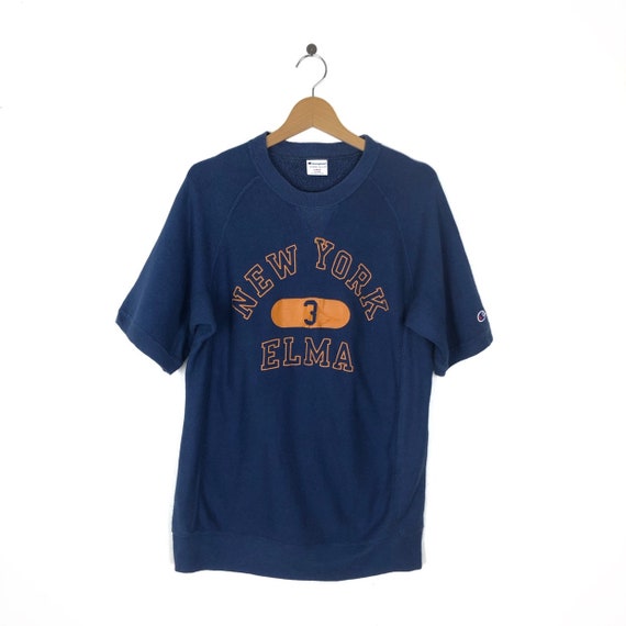 RARE!!! Champion New York Elma Big Logo Short Slee