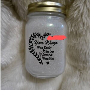 Butterfly Memory Lighted Jar/remembrance - Etsy