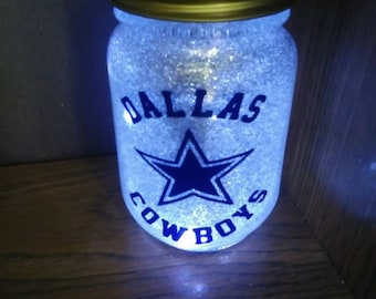 Dallas Cowboys lighted jar
