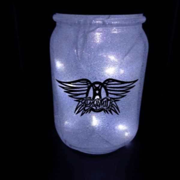 Aerosmith lighted jar/music/rock band