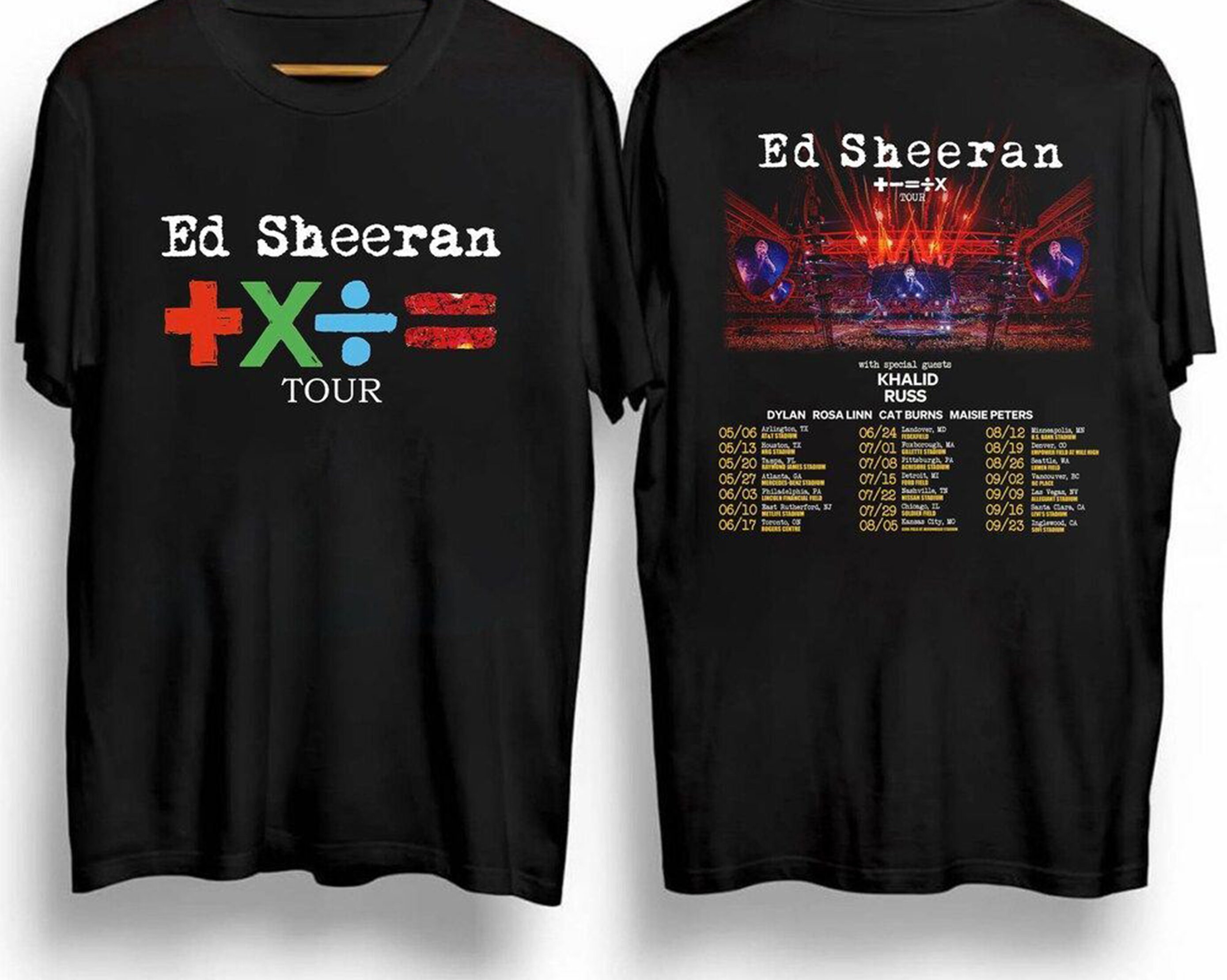 Trendy Mathematics Tour 2023 Ed Sheeran