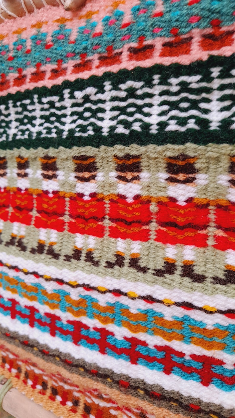 Krokbragd Christmas Collection 21 motifs to mix and match on a frame loom Scandinavian weaving Downloadable Digital PDF Nushu Textiles image 7