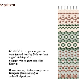 Krokbragd weaving pattern guide Bookmark woven on a frame loom Abstract design motifs Downloadable PDF 39 pages handbook image 4