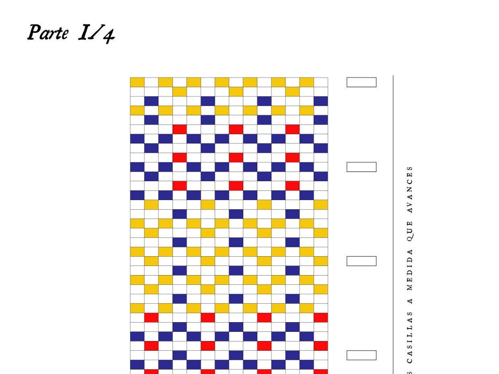 Krokbragd weaving pattern PDF Bookmark woven on a frame loom Etsy France