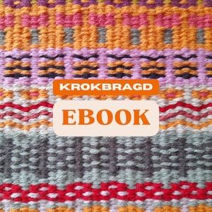 Krokbragd Ebook VOLUME I +130 motifs bundle to mix & match + 4 full pattern projects for frame loom weaving Downloadable PDF [ENGLISH]