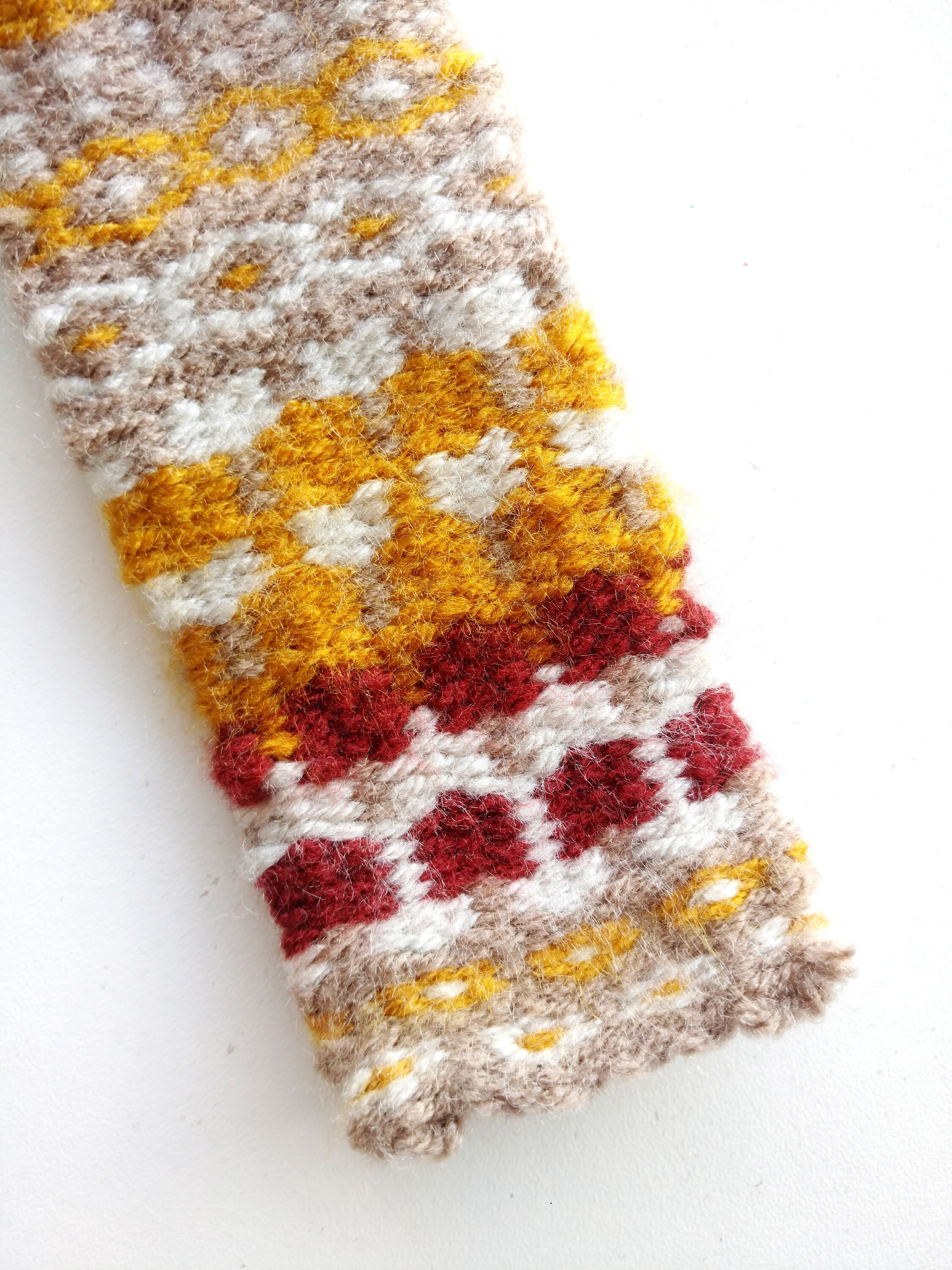 Krokbragd weaving pattern PDF Bookmark woven on a frame loom Etsy