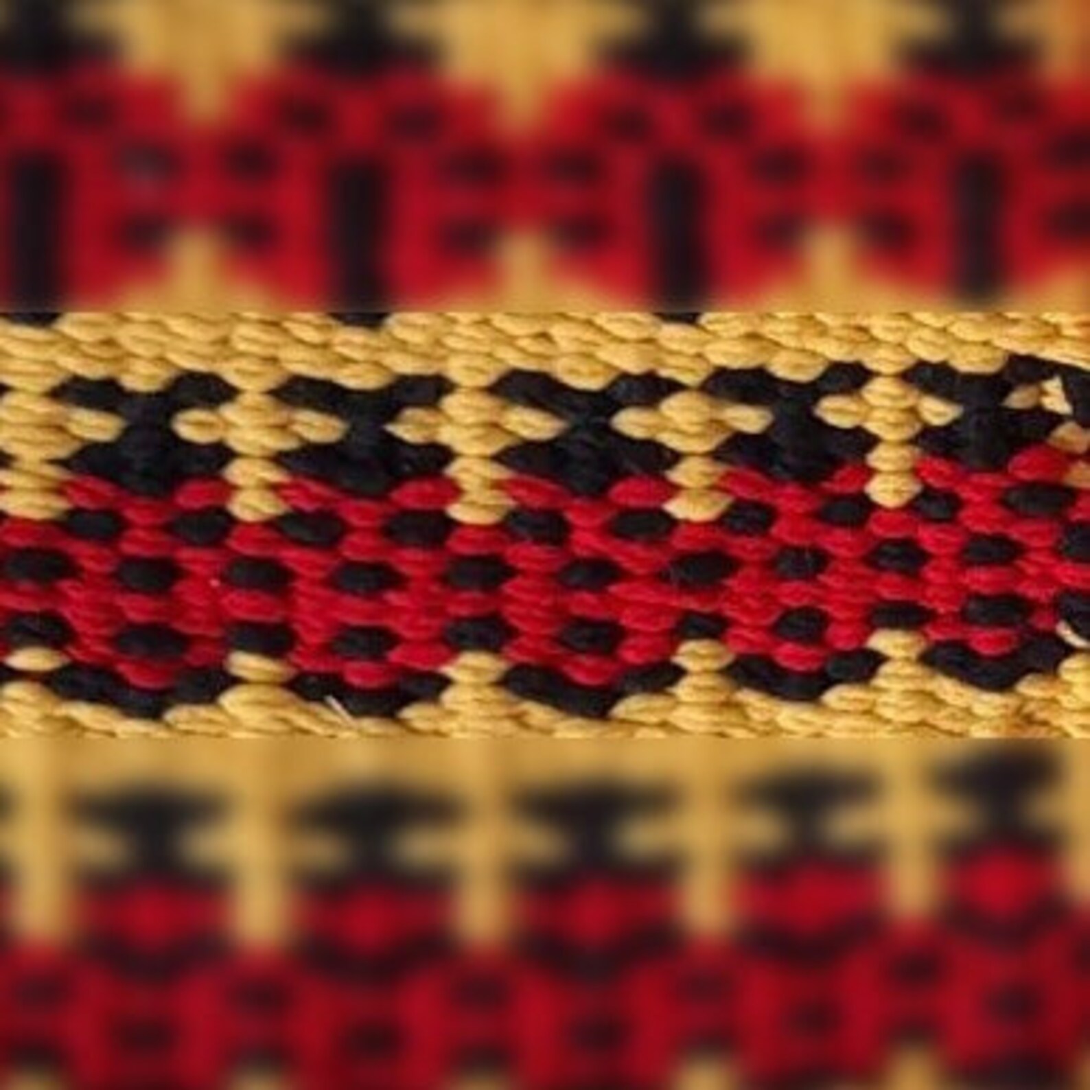 Ladybug Krokbragd Motif Grid for Frame Loom Scandinavian Weaving ...