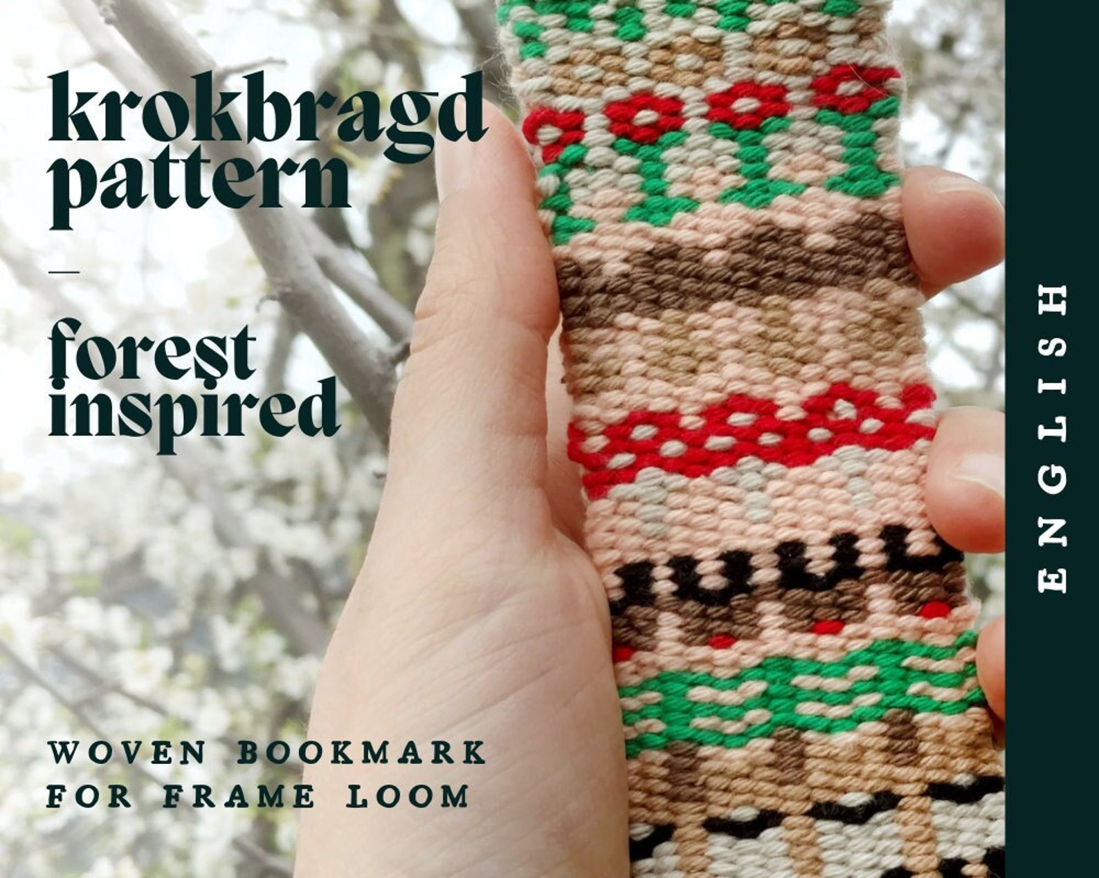 Krokbragd Weaving Pattern Handbook Forest Inspired Etsy