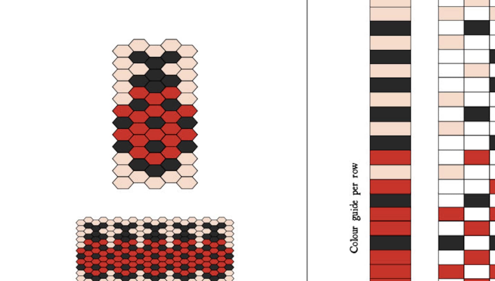 Ladybug Krokbragd Motif Grid for Frame Loom Scandinavian Weaving ...