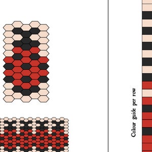 Ladybug Krokbragd Motif Grid for Frame Loom Scandinavian Weaving ...