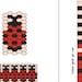 Ladybug Krokbragd Motif Grid for Frame Loom Scandinavian Weaving ...
