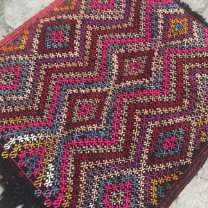 Turkish rug kilim rug Vintage kilim Handmade kilim Muted kilim Area kilim Wool kilim Kilim rug Oushak kilim rug Area kilim rug Home PR-337