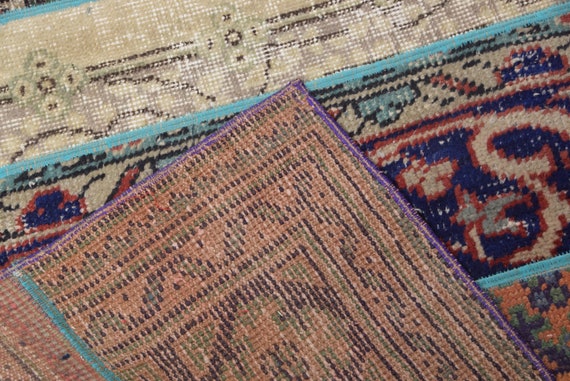 Turkish Rug, Small Carpet, Vintage Rug, Patchwork Carpet, 37x56 Inches Blue Rug, Organic Bath Carpet, Wool Wall Hanging Rugs, 9277 - Etsy Canada Turkish Rug, Small Carpet, Vintage Rug, Patchwork Carpet, 37x56 Inches Blue Rug, Organic Bath Carpet, Wool Wall Hanging Rugs, 9277 - Etsy Canada