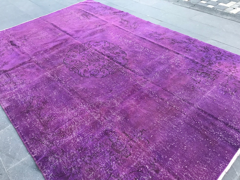 Salon Rug Living Room Rug Large Rug Oushak Vintage Rug Turkish Rug Area Rug Distressed Vintage Large Oushak Rug Oriental Turkish Rug PR-18