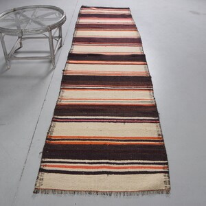 Vintage Rug, Oushak Rugs, Rugs For Area, Herki Rug, , Turkish Rug, Beige Anatolian Rug, 2.6x10.5 ft Area Rug, Organic Dining Room Rug