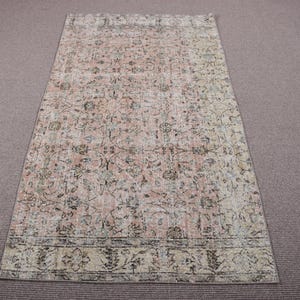 4x7 Area Rugs, Turkish Rug, Vintage Rug, Antique Rugs, Rugs For Salon, 3.6x6.7 ft Purple Rug, Vintage Beni Ourain Rug, Vintage Area Rug,