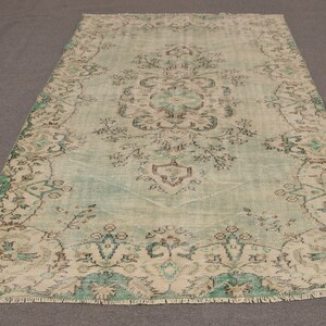 Large Carpet, Turkish Rug, Vintage Rug, Home Decor Rug, 67x100 inches Beige Carpet, Tribal Salon Rugs, Bohemian Oversize Rug,  9045