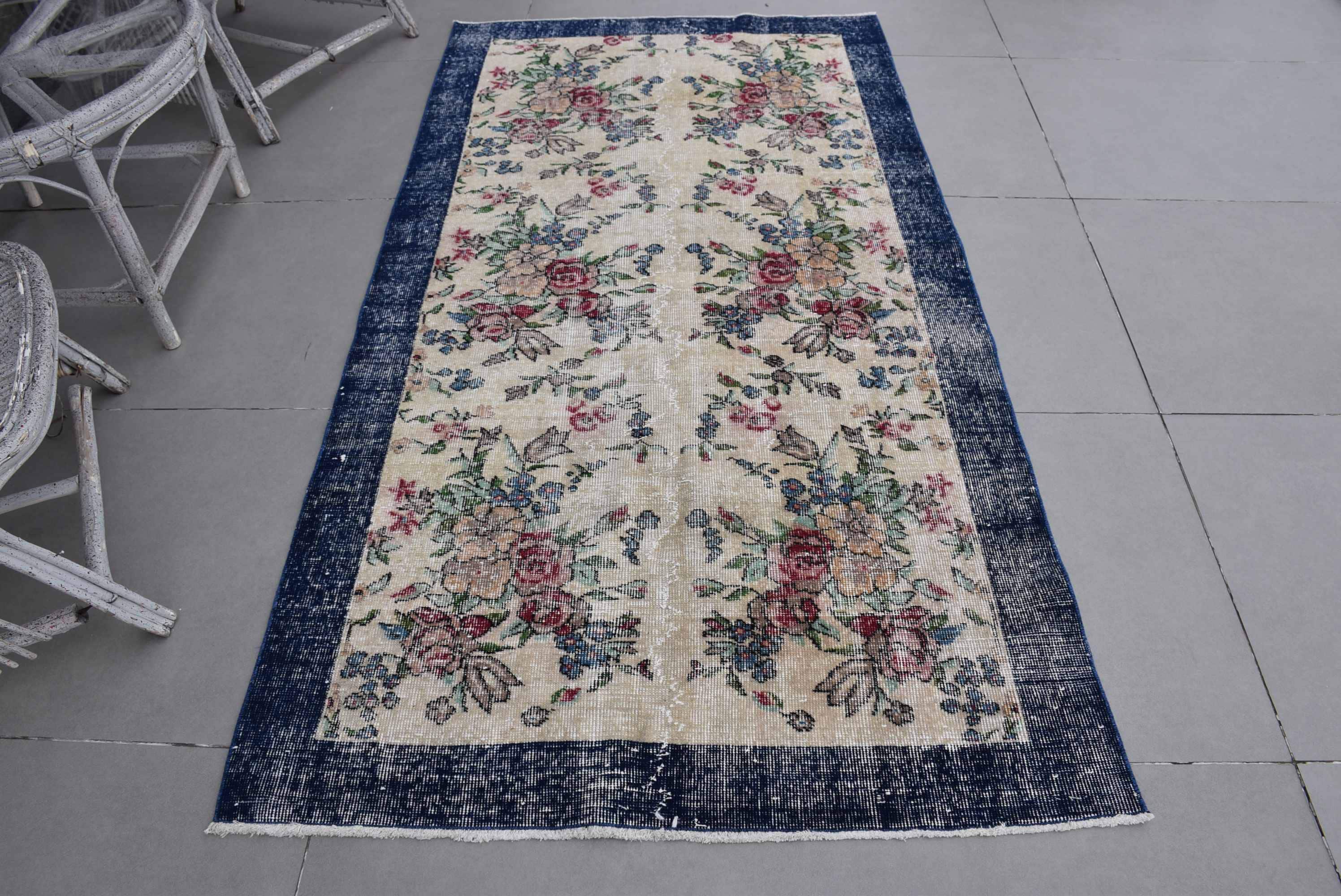 Vintage Rug, Turkish Rug, Area Carpet, Home Decor Rug, 45x84