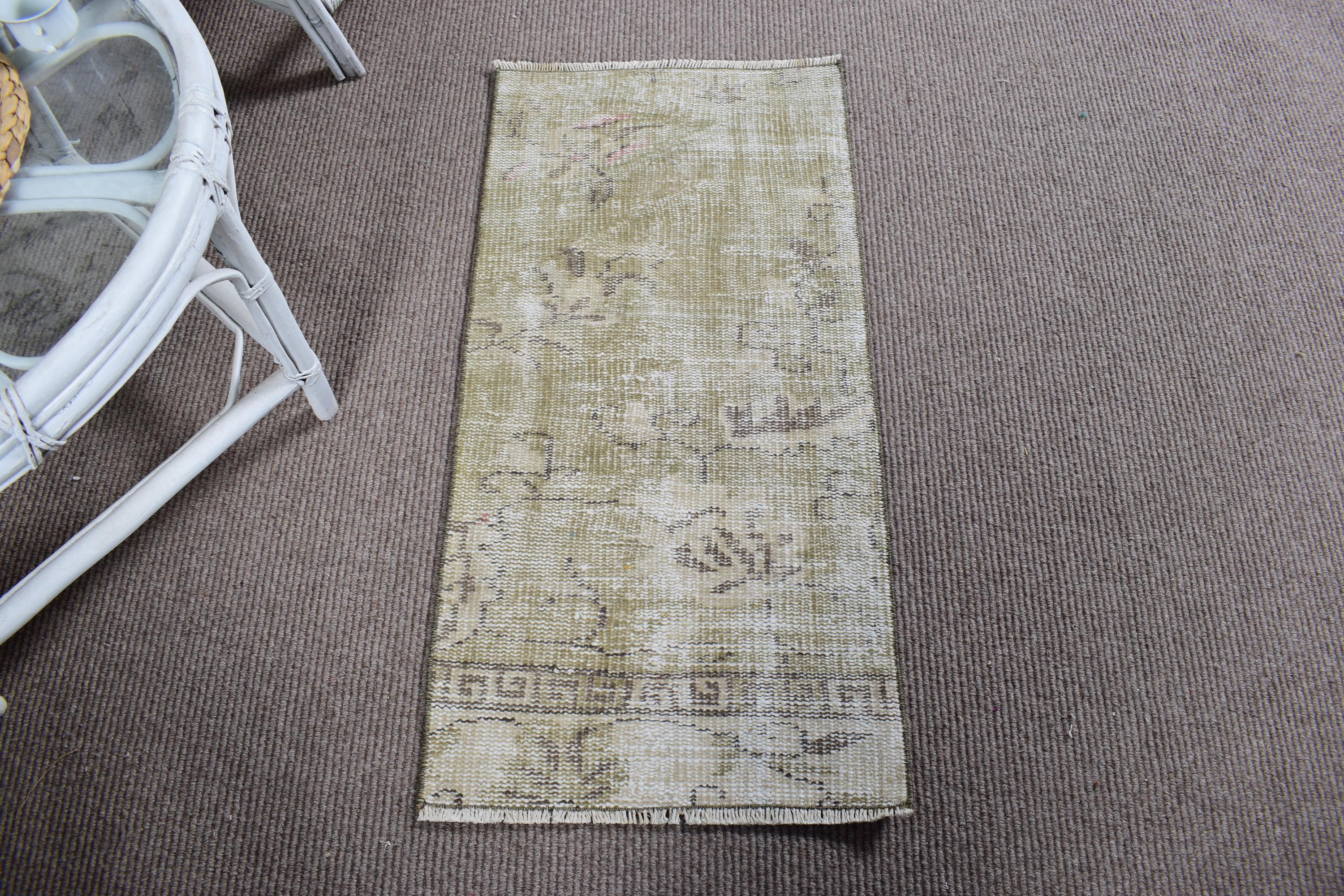 Vintage Turkish Rug, Handwoven, 2x3ft, 48x99cm - Etsy